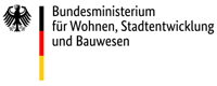 Logo des BMI - Link auf die Startseite des Bundesministerium für Wohnen, Stadtentwicklung und Bauwesen (BMWSB)
